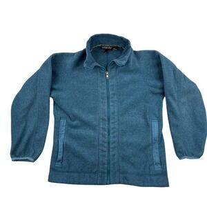 Vintage 90s Patagonia Synchilla Womens Full Zip S Blue Fleece Jacket Made In USA
